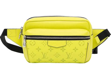 louis vuitton tas geel